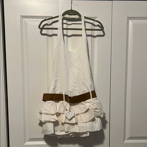 NET Zara belted halter dress small